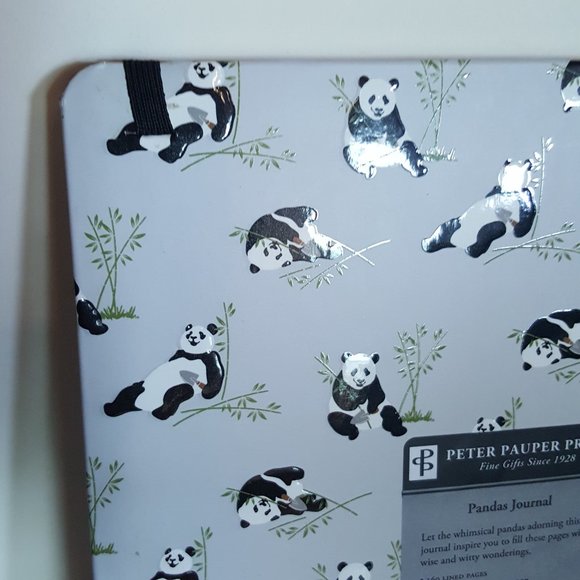 2/$20 Panda Diary Notebook Lined With Full Size Pocket - Picture 10 of 14